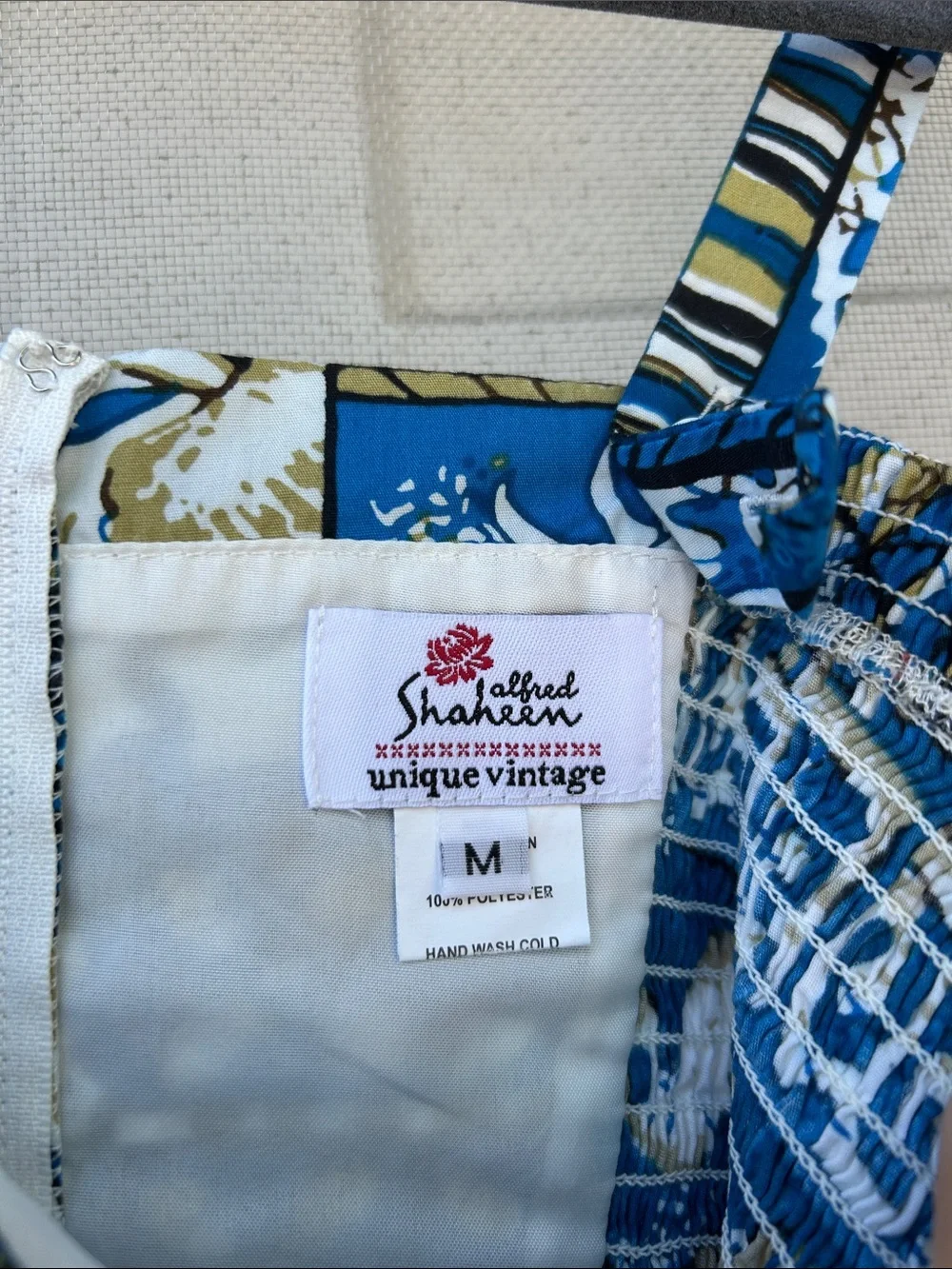 Blue Pineapple Print Piece Romper - Picture 6 of 8